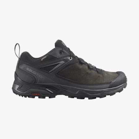 Scarpe Trekking Salomon X ULTRA 3 LEATHER GORE-TEX Uomo Nere IT 8-P92